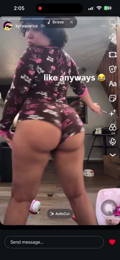 Bubble butt