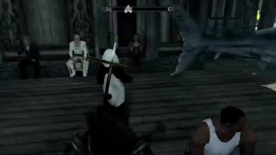 Donkey found about my dragon wives and followed me home