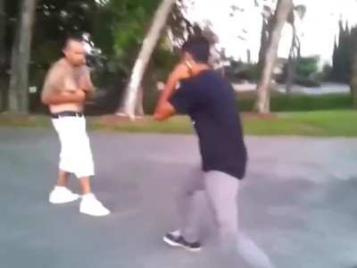 Stranger Provokes Skater and finds out