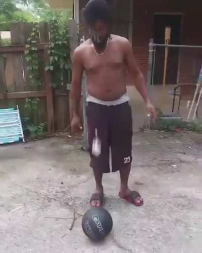 HMB while I bounce this beer on a ball