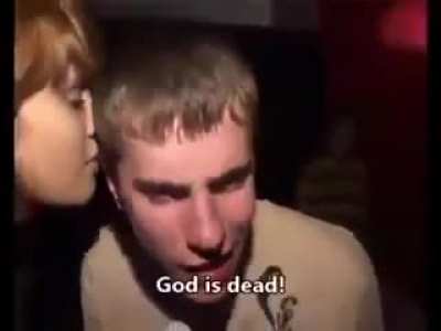 Beautiful woman released poor guy from his religion.