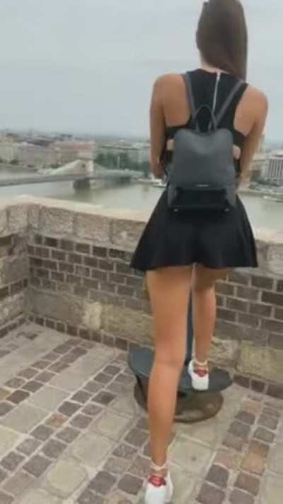 Baby walk without panties