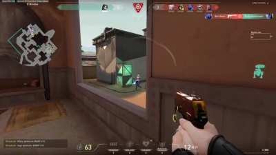 just a 10 second "everyone is low" ace