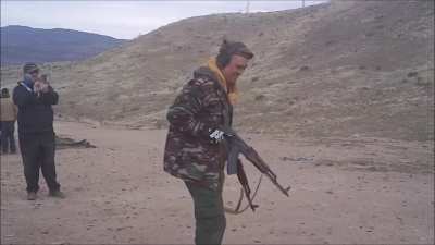 Mandatory Muj with full auto AKs and my buddy SpencerAK74M...
