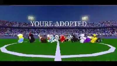 YOU ARE ADOPTED