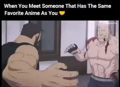 Comment Your Favorite Anime to meet that someone