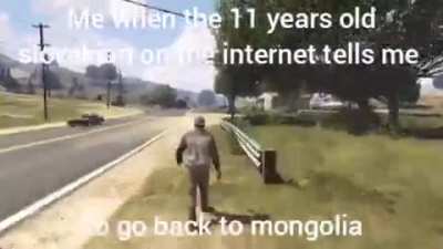 Reject Europe 🇪🇺 return to mongolia 🇲🇳