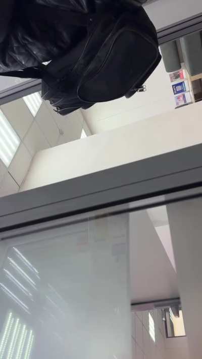 Bank clerks use delay tactics against a robber. "But we have more money!"-"This is enough"-"Why? Is this an internal test?"
