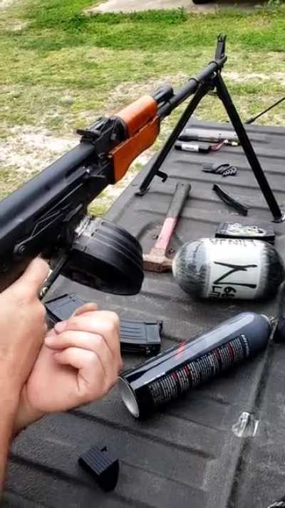 GHK RPK with HPA drum ready to go.