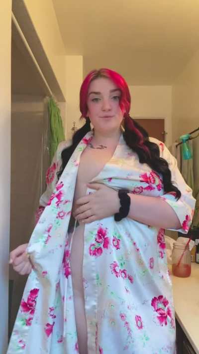 I&rsquo;m wearing this to our breeding session. What do you think?