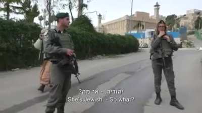 "There is no apartheid in Israel"