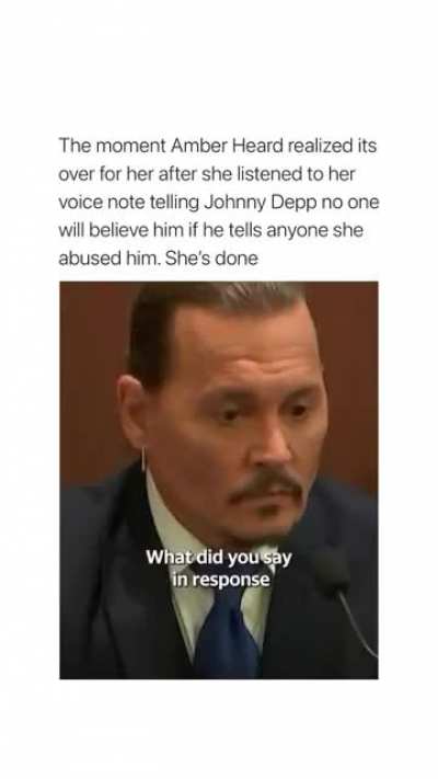Yeah no, she&rsquo;s done