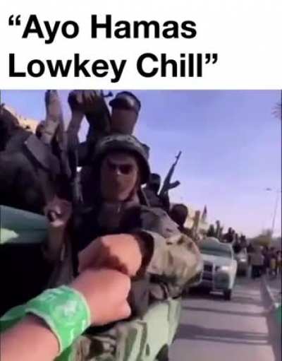 By Allah, the fighters against are against Zionists dogs appear to be what the vile west call &ldquo;homies.&rdquo;