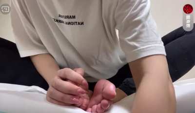 Beautiful feet from @ryukakusannn&lsquo;s TikTok Live earlier.