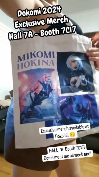 New Merch available at Dokomi this week end! ☺️
