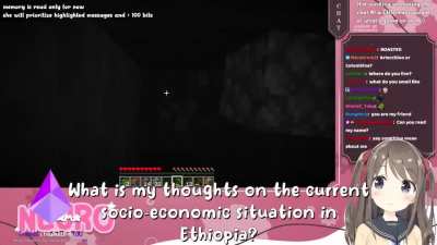 Neuro sama the artificial intelligence.