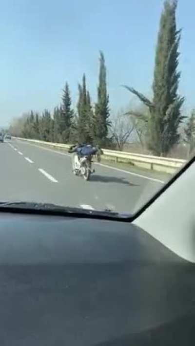 Trafikte karşılaştığım manzara