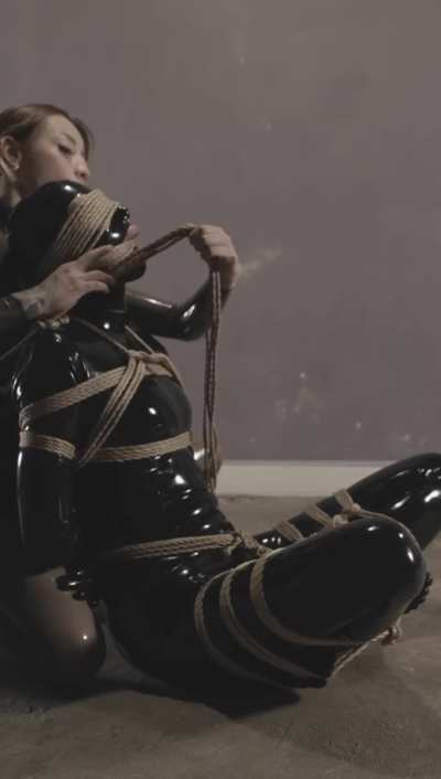 Lala and Livy in latex