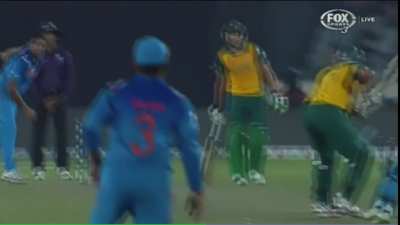 Ashwin's carrom ball to Hashim Amla
