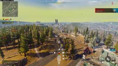 turning warzone into a game of "the floor is lava"