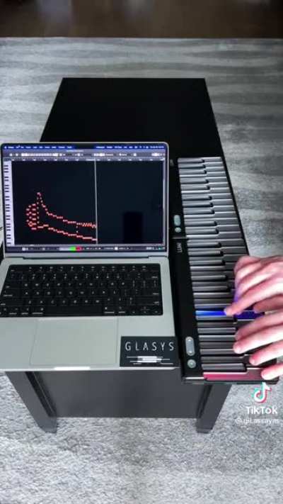 Creating a self portrait using MIDI keyboard