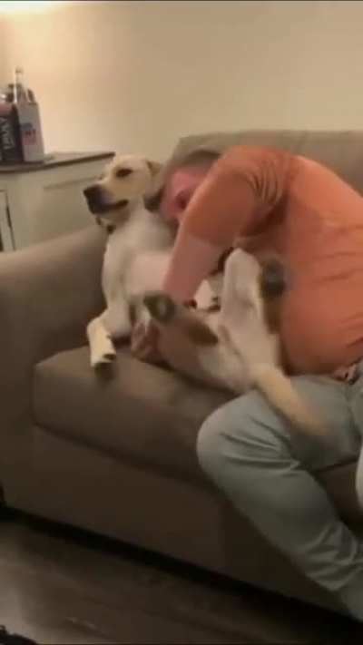 His face say's it all.