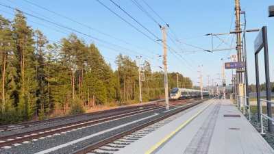 250 km/h Westbahn Stadler Smile on the newly built Koralmbahn in Austria