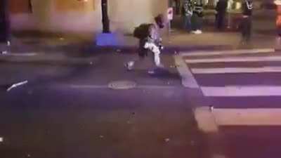 Portland &ldquo;police&rdquo; caught shouting &ldquo;LEAVE NO EVIDENCE BEHIND&rdquo; as they pick ammunition rounds up from the ground. Earlier in the protests, police were seen picking up tear gas canisters to hide how much they have been gassing protestors.