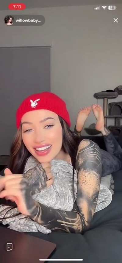 Beautiful face and feet