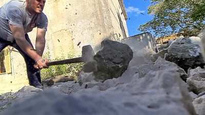 Rock to camera