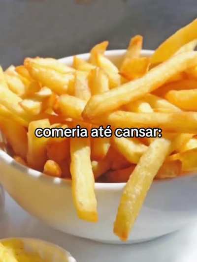 Comia at&eacute; cansar