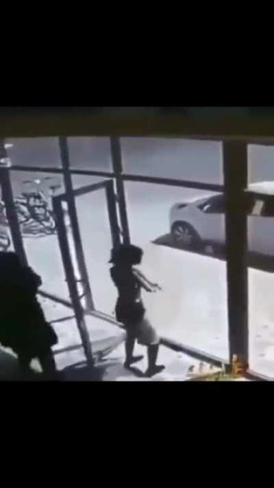 Opening the door