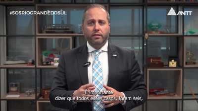 o diretor-geral da ANTT, Rafael Vitale: "Caminh&atilde;o com doa&ccedil;&otilde;es parado por excesso de peso seguiu viagem" (Ag&ecirc;ncia Nacional de Transportes Terrestres)
