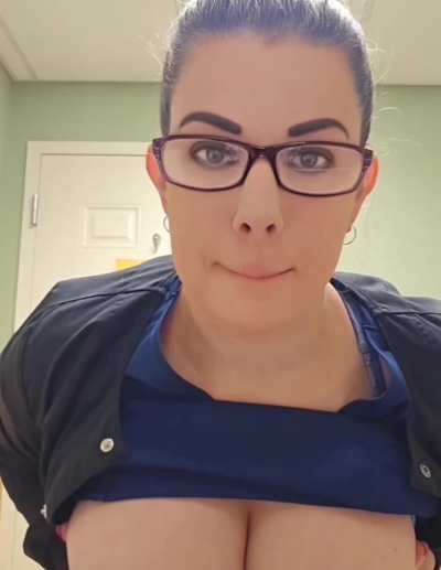 Nurse scrubs reveal