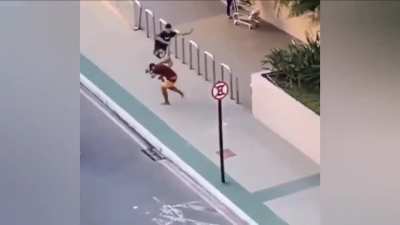 Quick thinking from the driver