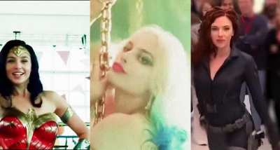 By which one would you rather get captured &amp; dominated by? Gal Gadot/WW, Margot Robbie/Harley, Scarlett Johansson/Black Widow