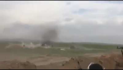 Isis suicide bombers charging a pmf trench like some bunch of zombies, 2016 Mosul-Iraq.