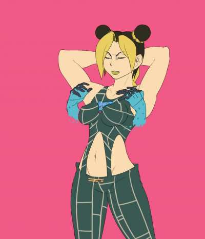 Jolyne flashing (Scrabble007)