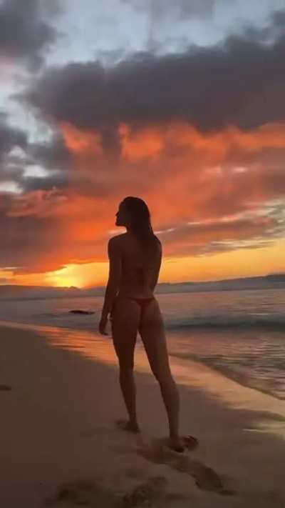 Hot at the beach