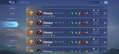 13 win streak. Op ng roger na naka fighter emblem