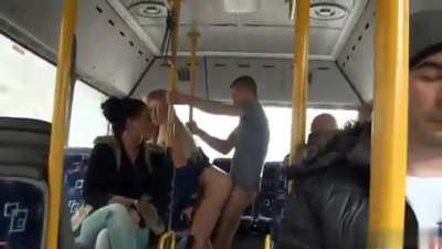 [/r/amateurs_com] Sex on a public bus