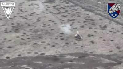FPV drones from "Alastor" unit of the 25th OPDBr DSHV take out multiple Russian tanks assaulting Ukrainian positions. April 2024