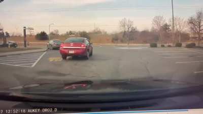 I was running late a decided to stop for a quick coffee..