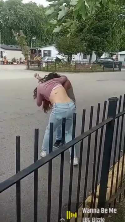 driveway fight