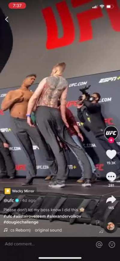 UFC TikTok is something else&hellip;