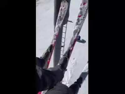 My buddy "Skee" tried skiing for the first time this weekend.