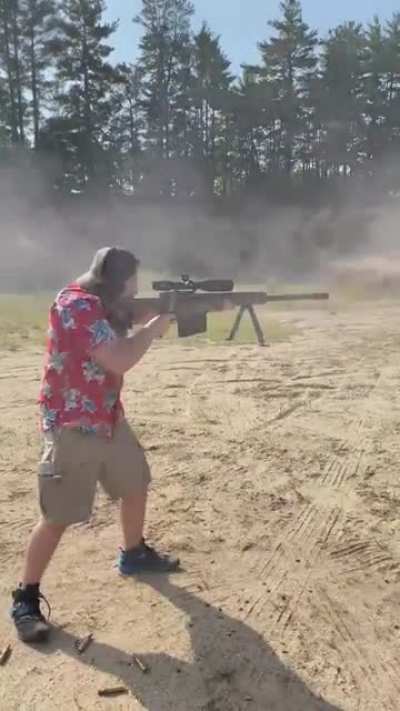 It’s always a good day when I get to shoot the Barrett