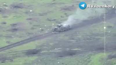 The 200th seperate guards brigade defends against an attack and destroys two BTR-4s