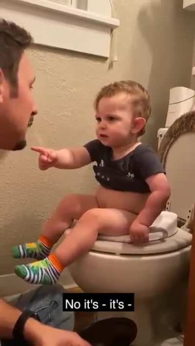 He didn’t poop.