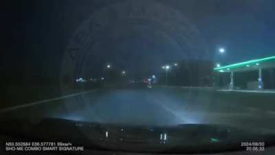 Direct hit on a civilian vehicle on a Belgorod highway on August 30th 2024